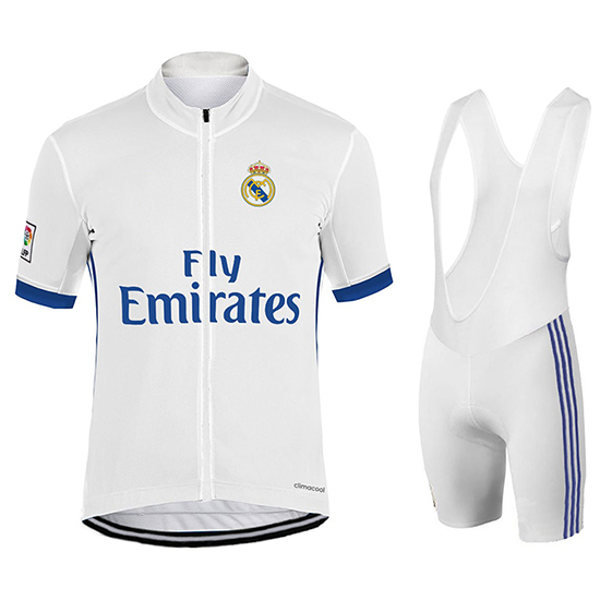 Real Madrid Kurzarmtrikot 2017 und Kurze Tragerhose Wei